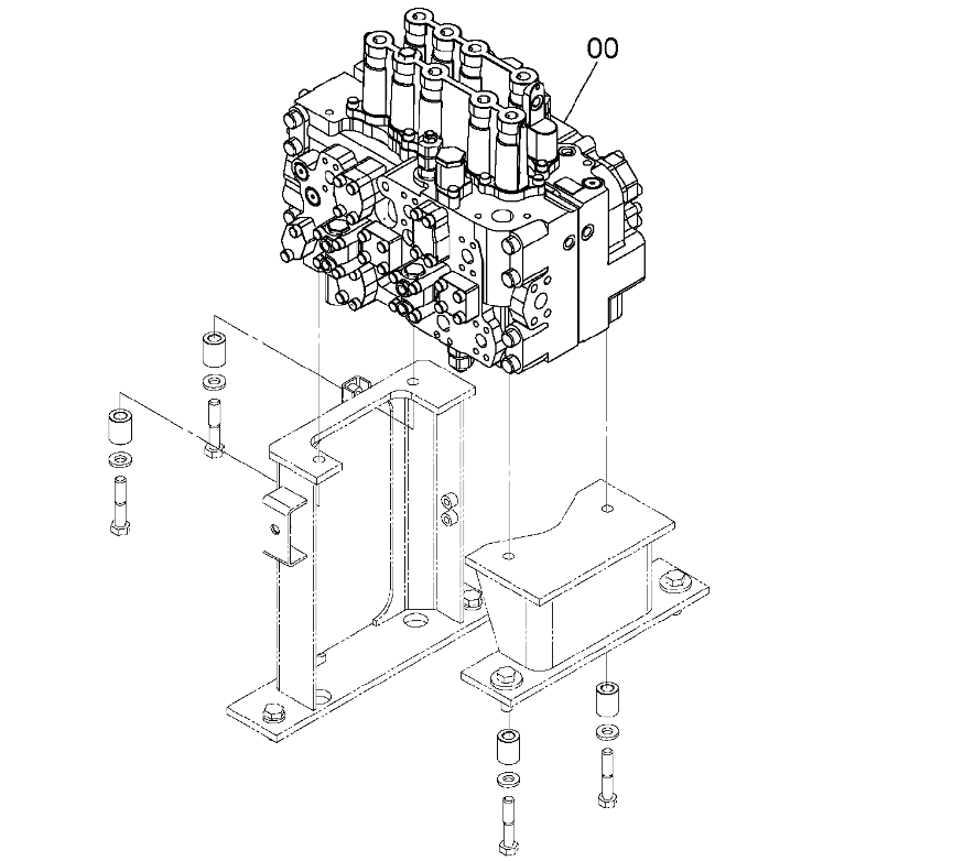 Van điều khiển chính Hitachi YA00000717